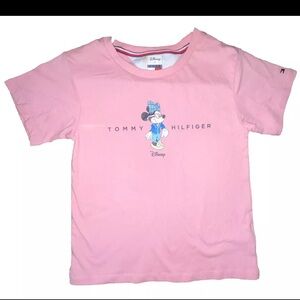 Disney x Tommy Hilfiger Youth Girls Medium (8/10) Pink T Shirt - Description -